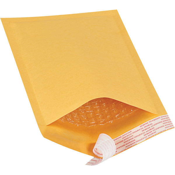 5 x 10 - #00 Self-Seal Bubble Mailers 250/Case