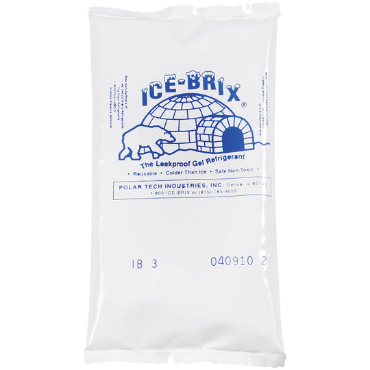 5 x 2 3/4 x 3/4 - 3 oz. Ice-Brix Cold Packs 96/Case