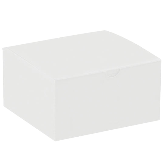 5 x 5 x 3 White (Flat Finish) Gift Box 100/Case
