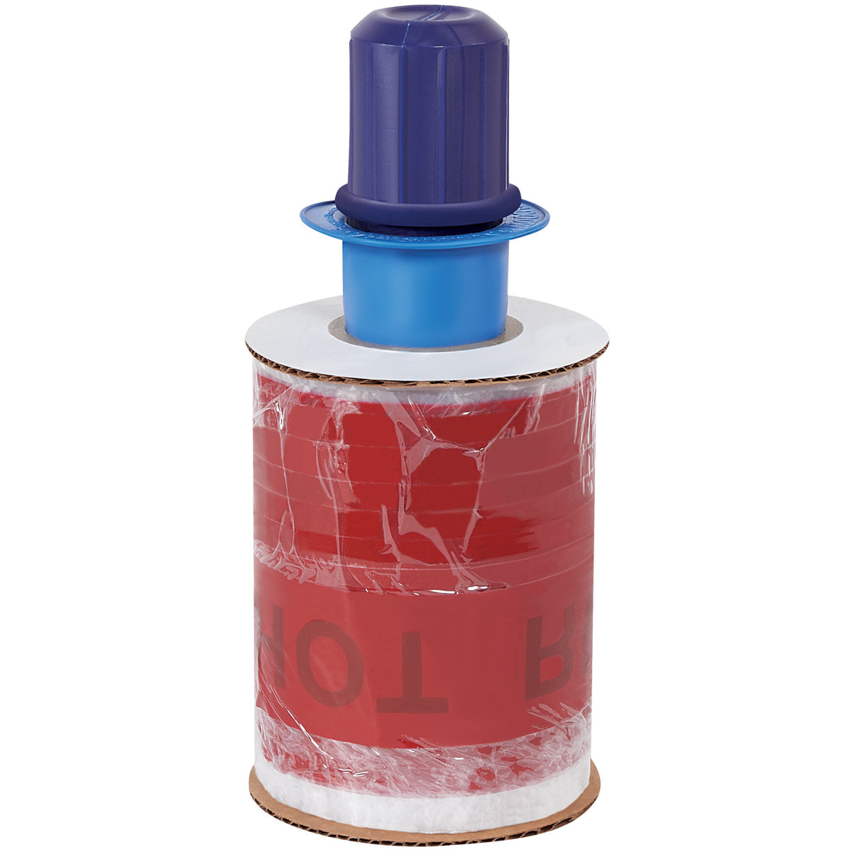 5" 80 Gauge 500 Feet/Roll RED HOT RUSH Goodwrappers Identi-Wrap 6/Case