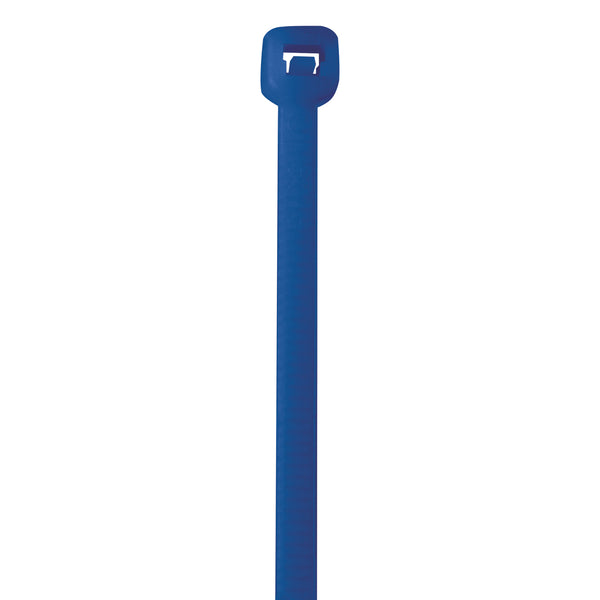 18" (50 lb Tensile) Blue Cable Ties 500/Case