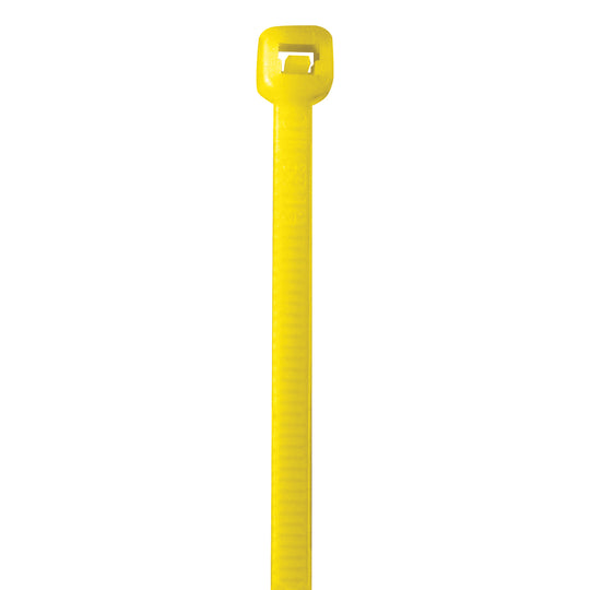 14" (50 lb Tensile) Yellow Cable Ties 1000/Case