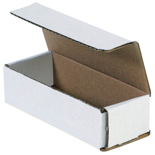 6 1/2 x 2 1/2 x 1 3/4 White Corrugated Mailers 50/Bundle