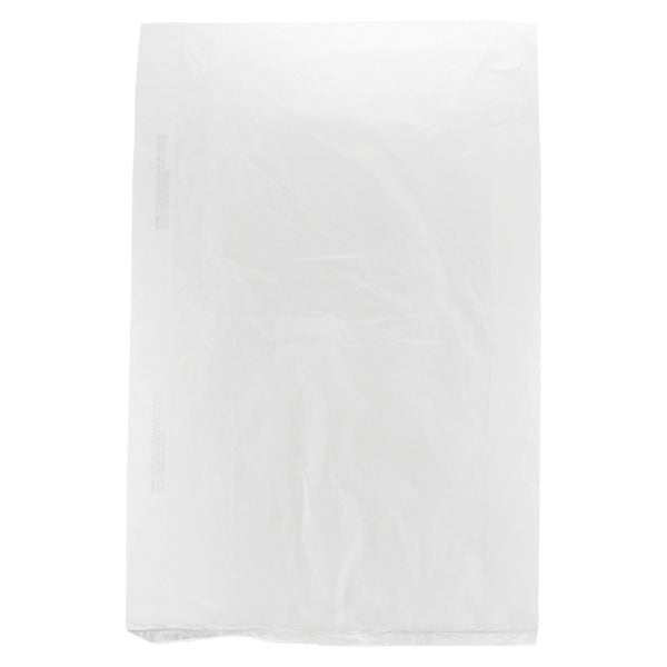 6 1/2 x 9 1/2 White Hi-Density Flat Merchandise Bags (.55 mil thickness) 1000/Case