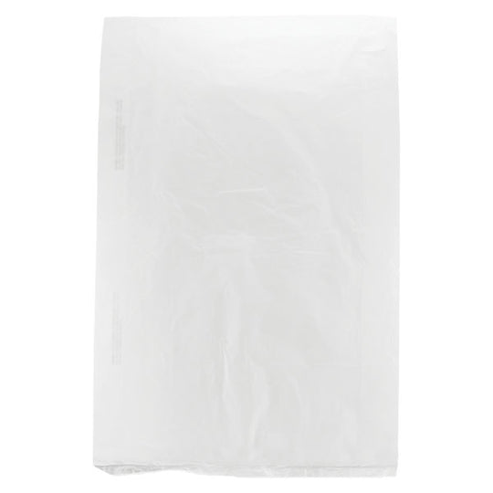 6 1/2 x 9 1/2 White Hi-Density Flat Merchandise Bags (.55 mil thickness) 1000/Case