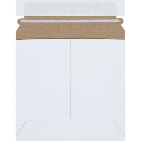6 3/8 x 6 Self-Seal White Rigid Mailer 200/Case