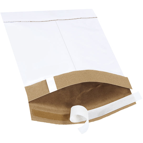 6 x 10 - #0 Self-Seal White Padded Mailer 250/Case