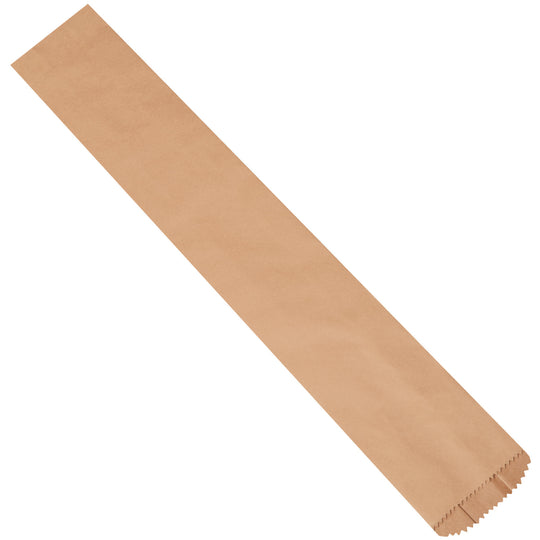 6 x 3 1/2 x 39 Kraft Paper Merchandise Bags 100/Case