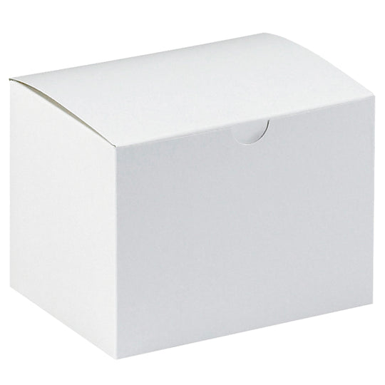 6 x 4 x 4 White (Flat Finish) Gift Box 100/Case