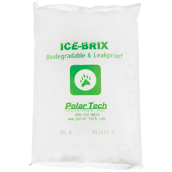 6 x 4 x 3/4 - 8 oz. Ice-Brix Biodegradable Packs 72/Each