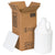 6 x 6 x 12 3/4 1 - 1 Gallon Plastic Jug Shipper Kit