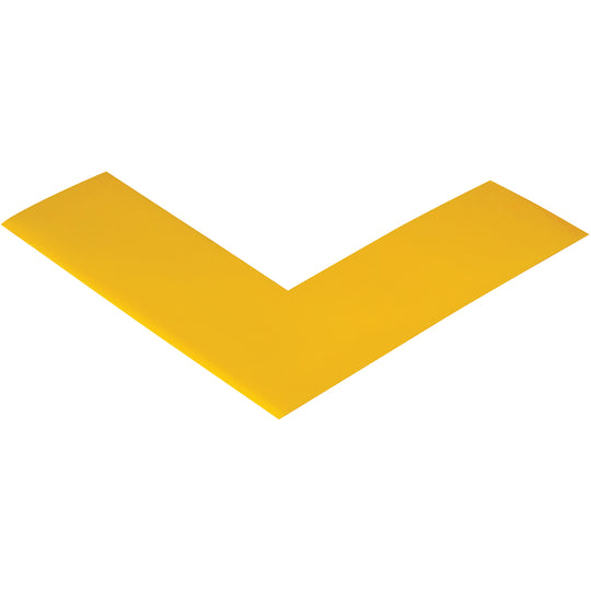 6" x 6" x 2" Yellow Mighty Line Deluxe Safety Tape Angles 24/Case