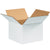 white corrugated boxes