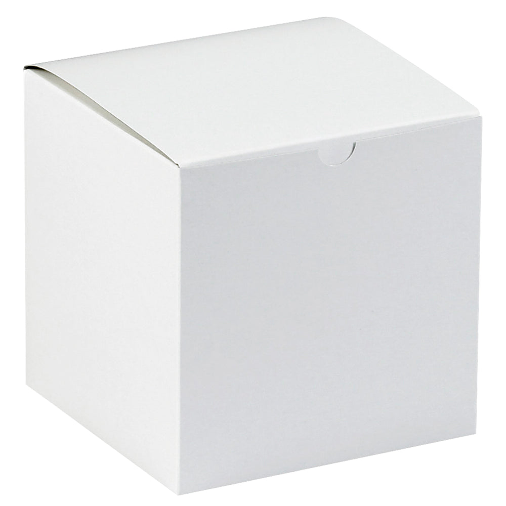 10 x 5 x 4 White (Flat Finish) Gift Box - PackagingSupplies.com