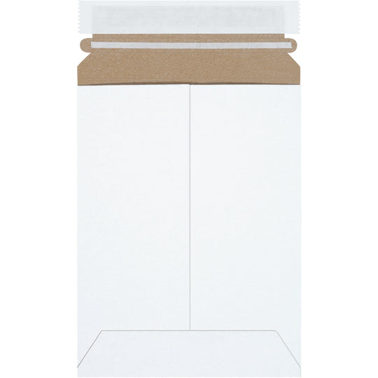 6 x 8 Self-Seal White Rigid Mailer - 25/Case