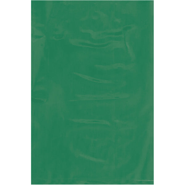 6 x 9 - 2 Mil Green Flat Poly Bags 1000/Case