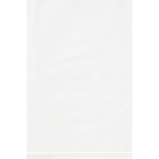 6 x 9 - 2 Mil White Flat Poly Bags 1000/Case
