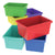 Storage Bins, 10 5/8 X 15 5/8 X 8, 5 1/2 Gallon, Assorted Color, Plastic