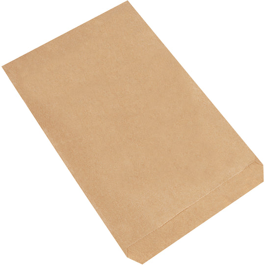 7 1/2 x 10 1/2 Kraft Flat Merchandise Bags 2000/Case