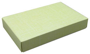 7-1/8 x 4-1/2 x 1-1/8 Yellow 1/2 lb. Rectangular Candy Box LID 250/Case