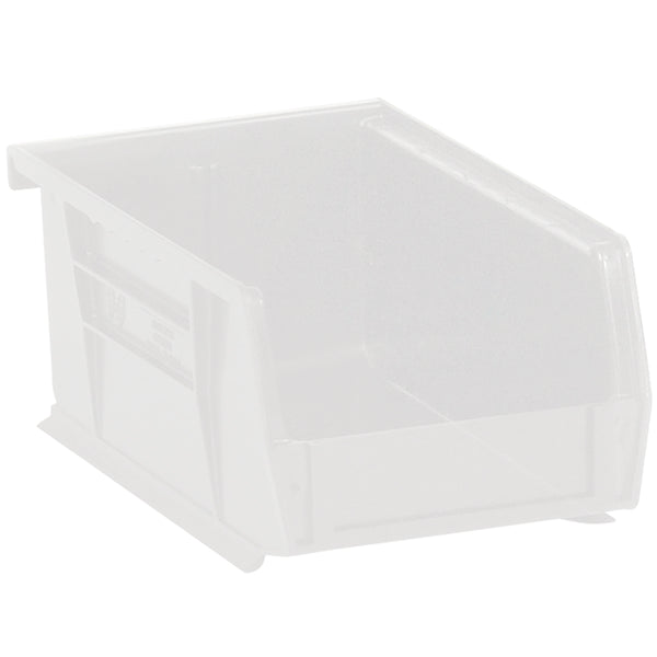 7 3/8 x 4 1/8 x 3 Clear Plastic Bin Boxes 24/Case