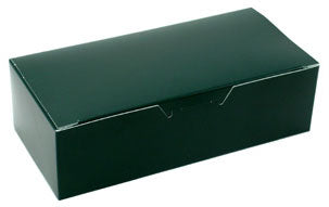7 x 3-3/8 x 2 (1 lb.) Forest Green 1 Piece Candy Boxes 250/Case