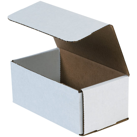 7 x 4 x 3 White Corrugated Mailers 50/Bundle