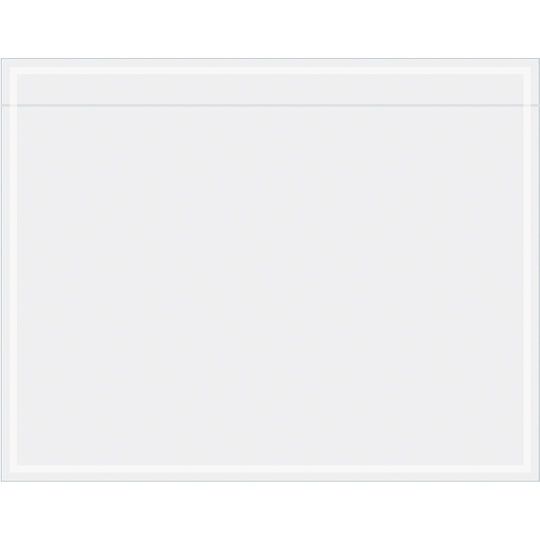 7 x 5-1/2 Clear Packing List Envelopes Envelopes 1000/Case