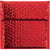 6 x 6 1/4 Red Metallic Bubble Mailers 72/Case