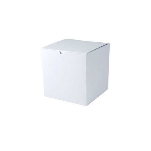 7 x 7 x 7 White Gloss Gift Box 100/Case