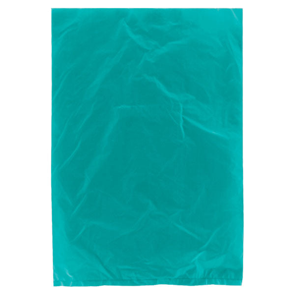 8 1/2 x 11 Teal Hi-Density Flat Merchandise Bags (.60 mil thickness) 1000/Case