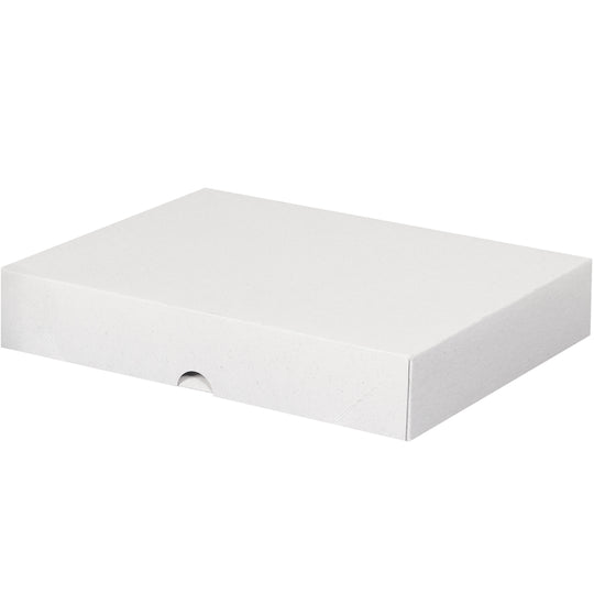 8 1/2 x 11 x 2 (Letterhead Size) 2-pc White Folding Carton 200/Case