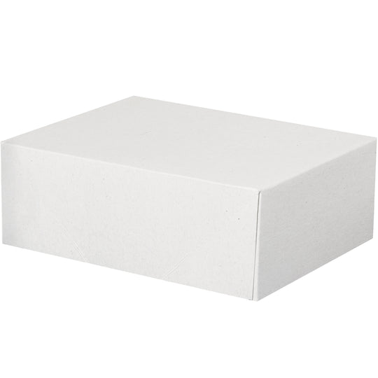 8 1/2 x 11 x 4 (Letterhead Size) 2-pc White Folding Carton 150/Case