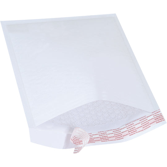 8 1/2 x 12 - #2 Self-Seal White Bubble Mailers 100/Case