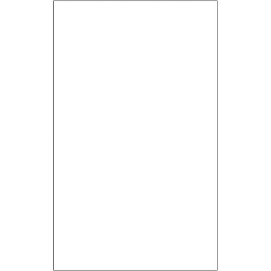 8 1/2 x 14" White Rectangle Laser Labels 100/Case