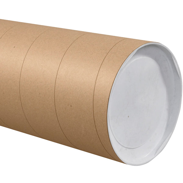 brown kraft mailing tubes