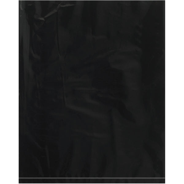 8 x 10 - 2 Mil Black Flat Poly Bags 1000/Case