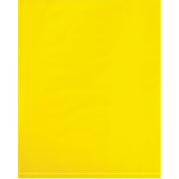 8 x 10 - 2 Mil Yellow Flat Poly Bags 1000/Case