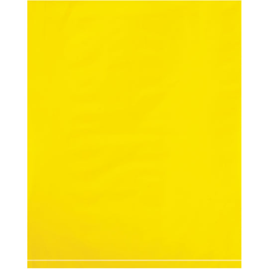 8 x 10 - 2 Mil Yellow Flat Poly Bags 1000/Case