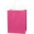 8 x 4 1/2 x 10 1/4 Cerise Tinted Shopping Bags 250/Case