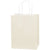 8 x 4 1/2 x 10 1/4 French Vanilla Tinted Shopping Bags 250/Case