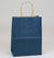 8 x 4 3/4 x 10 1/2 Navy Blue Shopping Bags w/ Handles 250/Case