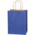 8 x 4 3/4 x 10 1/2 Parade Blue Shopping Bags w/ Handles 250/Case
