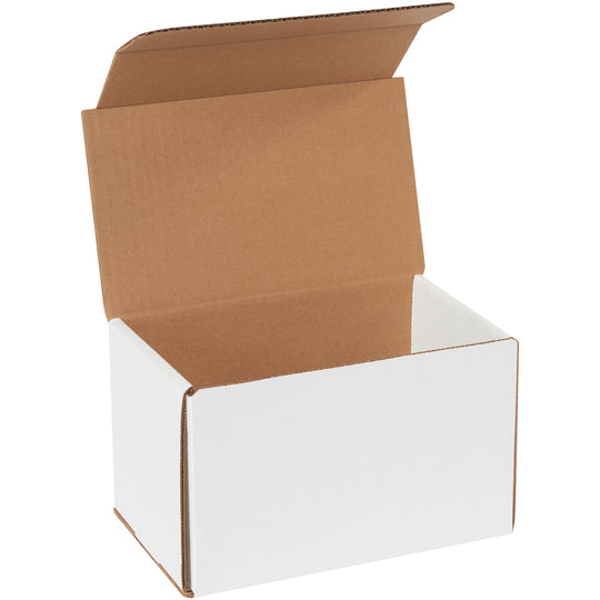 8 x 5 x 5 White Corrugated Mailers 50/Bundle