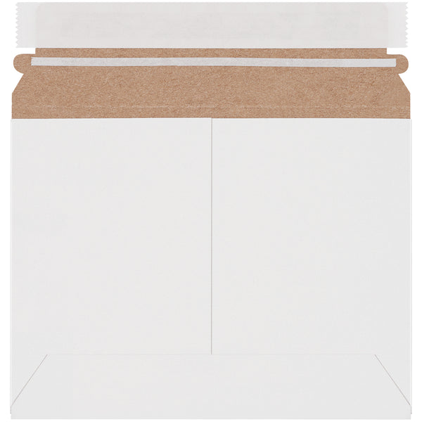 8 x 6 White Utility Grade Flat Mailers 200/Case
