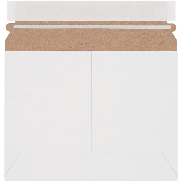 8 x 6 White Utility Grade Flat Mailers 200/Case