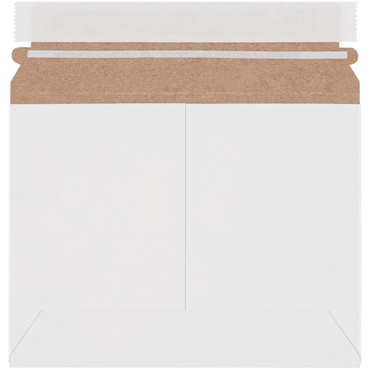 8 x 6 White Utility Grade Flat Mailers 200/Case