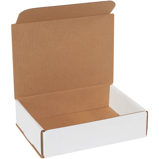 8 x 6 x 2 White Corrugated Mailers 50/Bundle