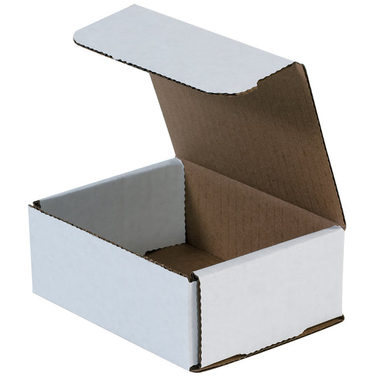 8 x 7 x 2 White Corrugated Mailers  50/Bundle