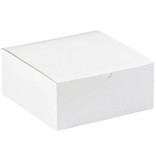 9 x 9 x 5 White (Flat Finish) Gift Box 50/Case